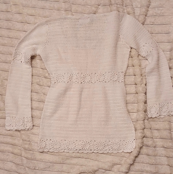 Crochet Jet Lag Long Sleeve Mini Dress Show Me Your Mumu - Picture 4 of 6